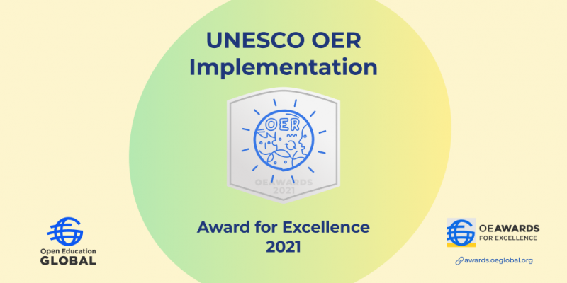 Unesco Oer Implementation Award Winners Oe Awards For Excellence